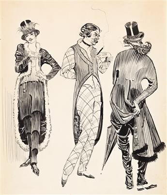 ORSON BYRON LOWELL (1871-1956) Spring Fashions for Men. [FASHION / LIFE]